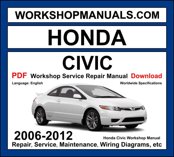 2006 HONDA CIVIC HYBRID SERVICE MANUAL PDF visual data 8