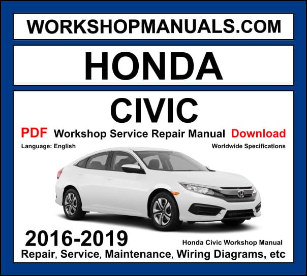 2016 HONDA CIVIC REPAIR MANUAL PDF FREE DOWNLOAD visual data 2
