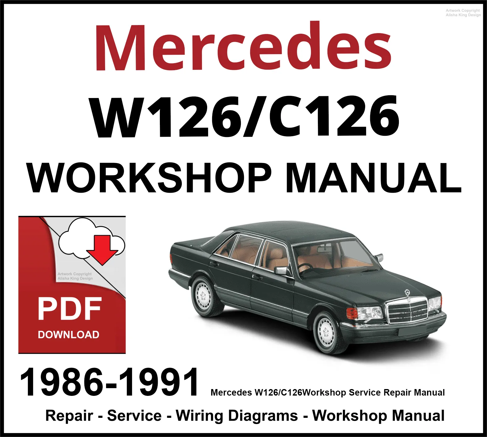 Mercedes W126/C126 Service Repair Manual