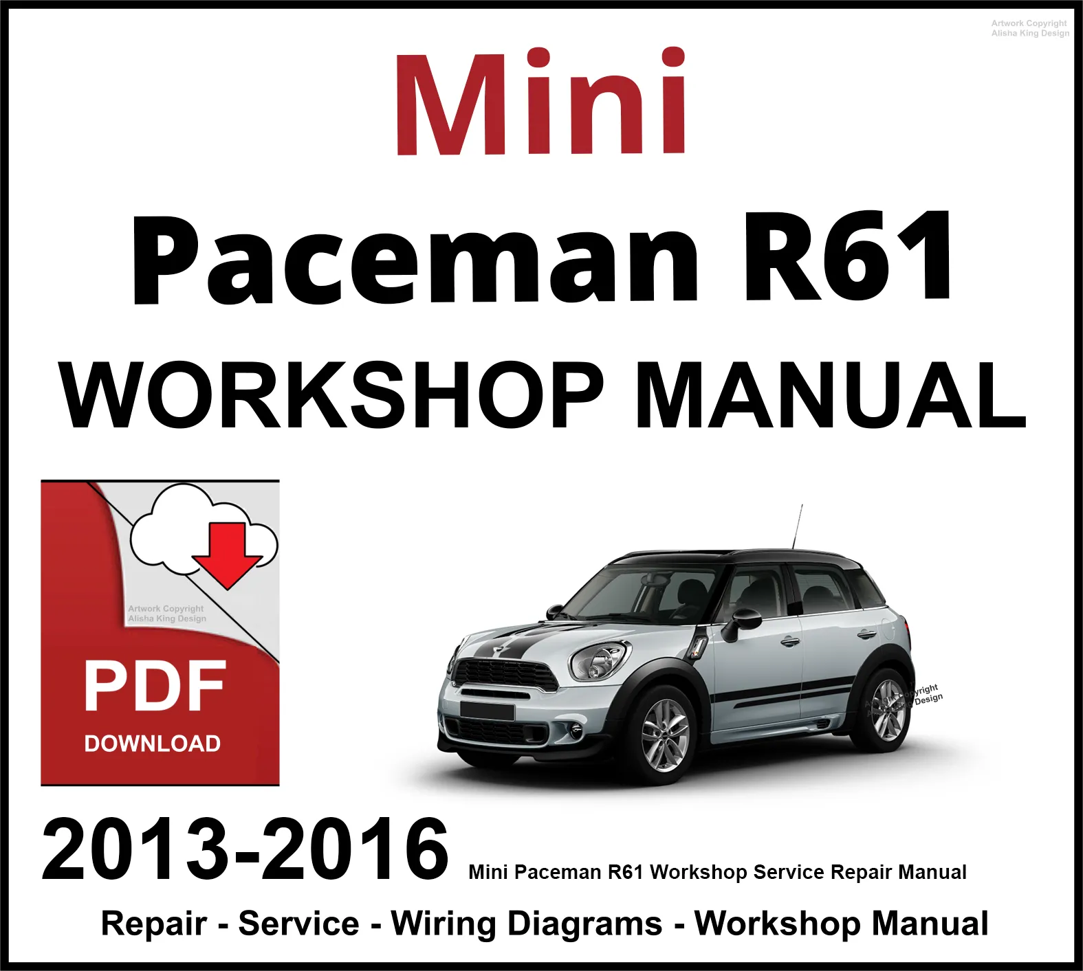 Mini Paceman R61 Workshop Service Repair Manual 2013-2016 - Workshop ...